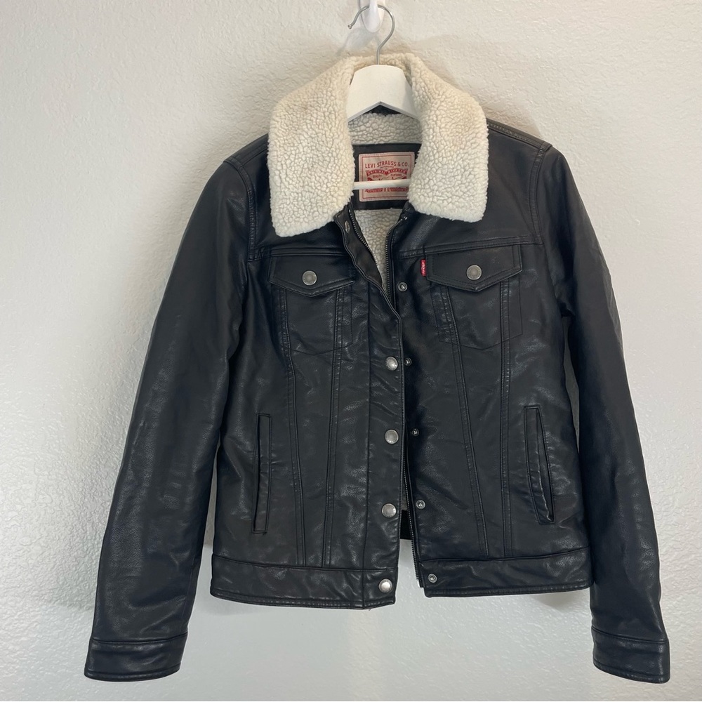 Levi’s Vegan Leather Sherpa Jacket